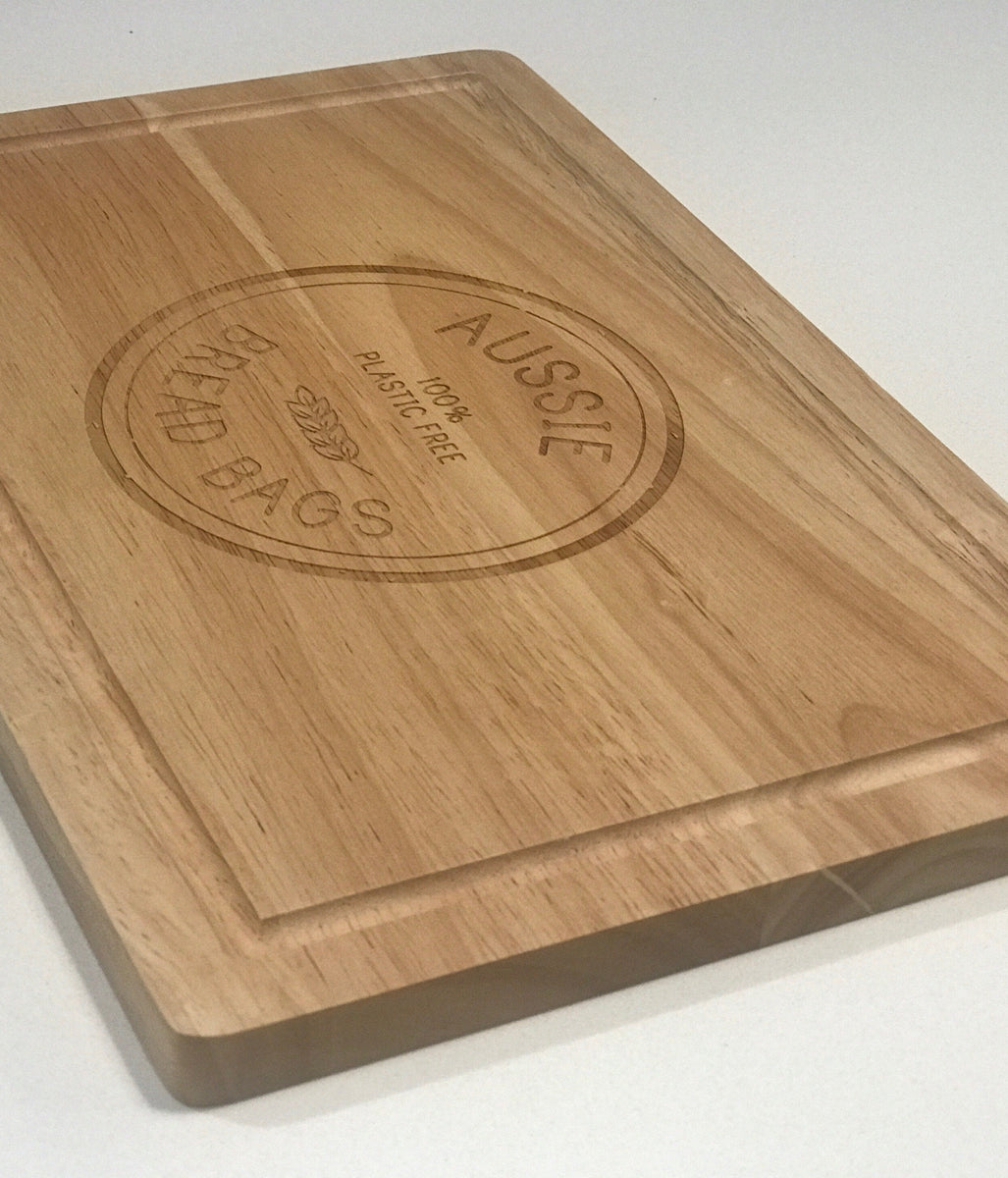 Aussie Bread Bag Deluxe Wooden Chopping Board image 1