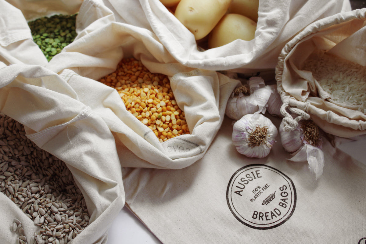 Reusable Cotton Snack Pack - Aussie Bread Bags